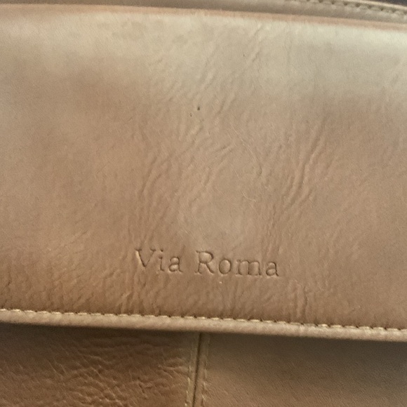 COPY - Via Roma nap sack/ purse vintage,brown - Picture 5 of 11